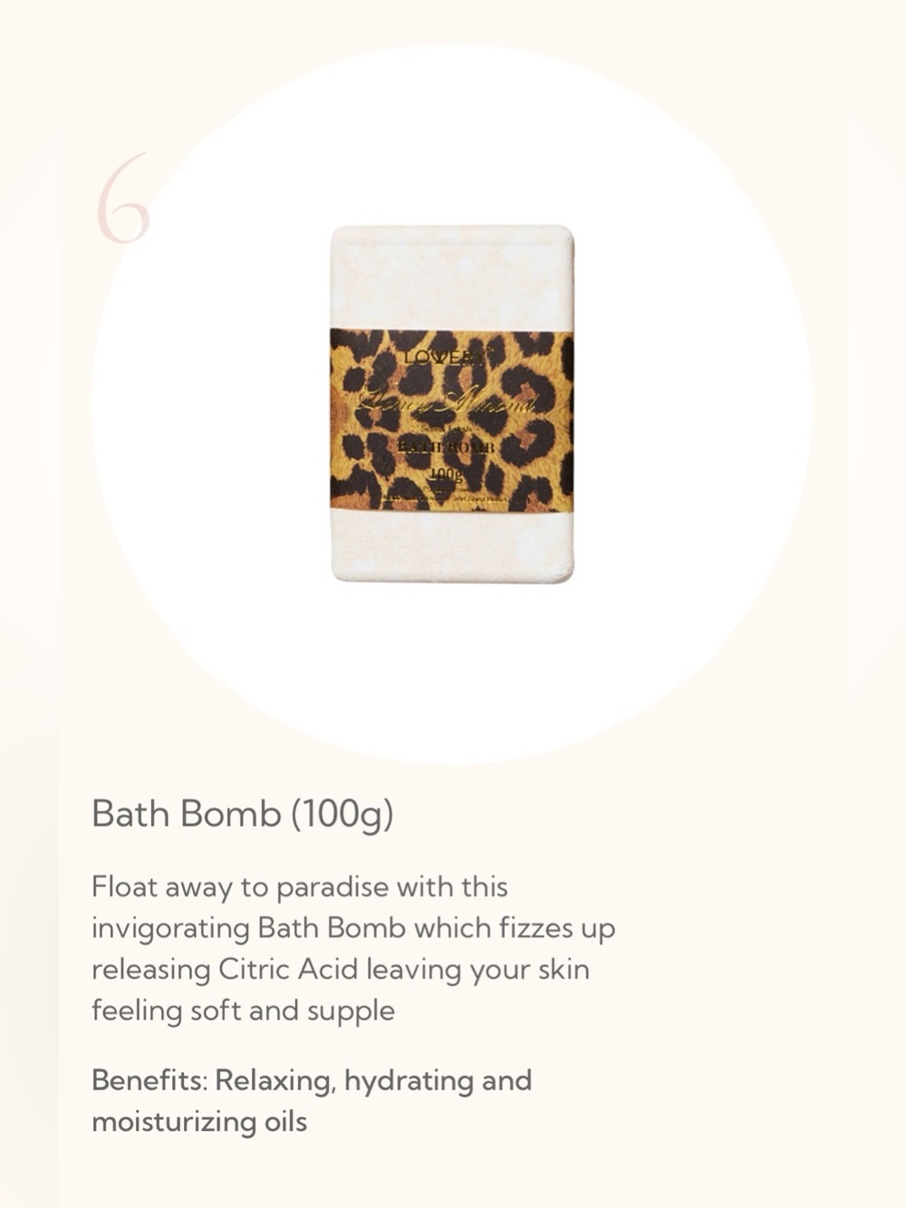 Lovery Luxe Honey Almond Spa Gift Basket -18Pc Leopard Self Care Kit - Picture 10 of 16